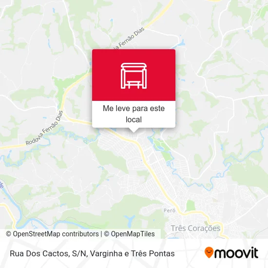 Rua Dos Cactos, S/N mapa