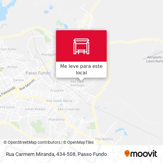 Rua Carmem Miranda, 434-508 mapa