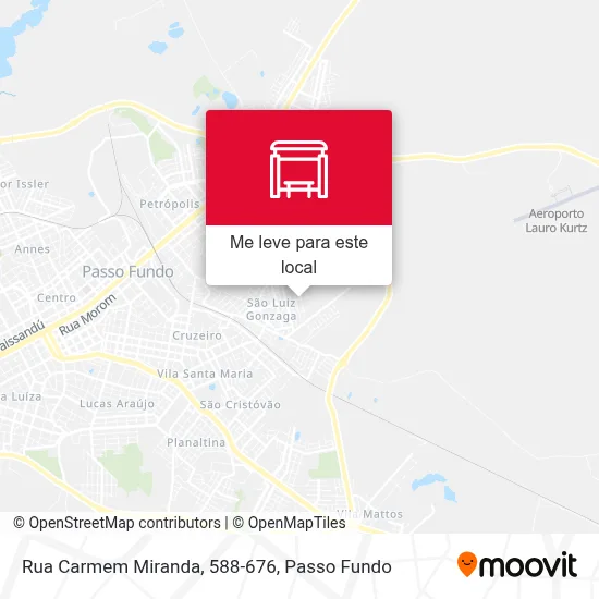 Rua Carmem Miranda, 588-676 mapa