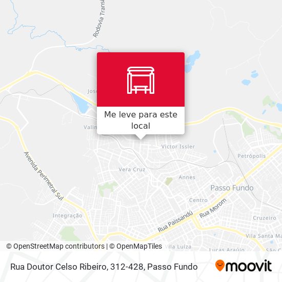 Rua Doutor Celso Ribeiro, 312-428 mapa