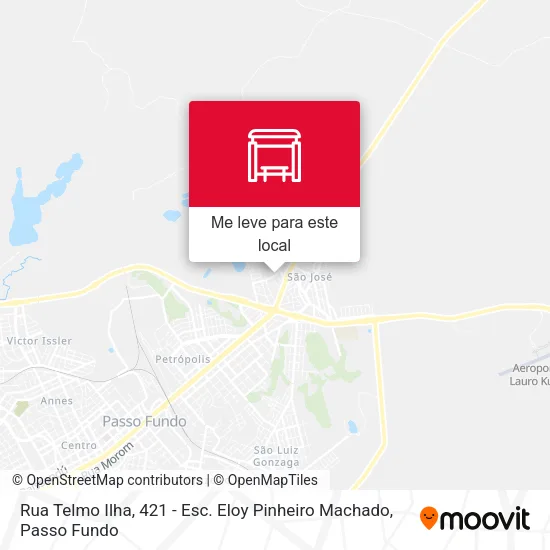 Rua Telmo Ilha, 421 - Esc. Eloy Pinheiro Machado mapa