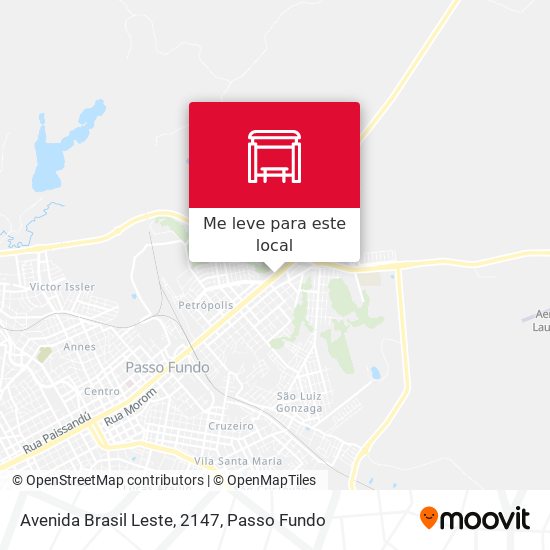 Avenida Brasil Leste, 2147 mapa