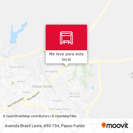 Avenida Brasil Leste, 690-734 mapa
