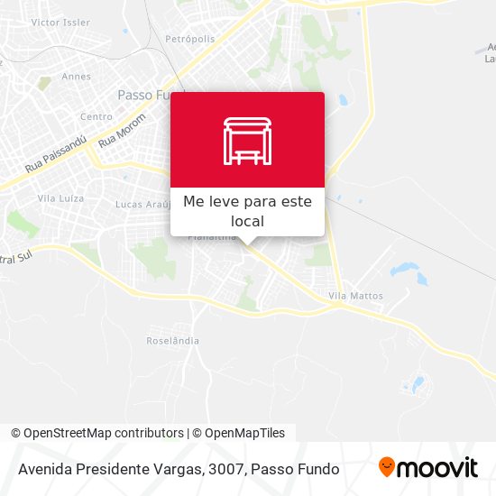 Avenida Presidente Vargas, 3007 mapa