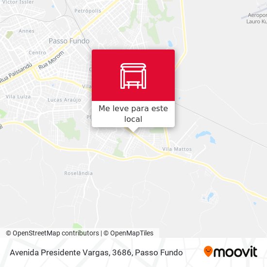 Avenida Presidente Vargas, 3686 mapa