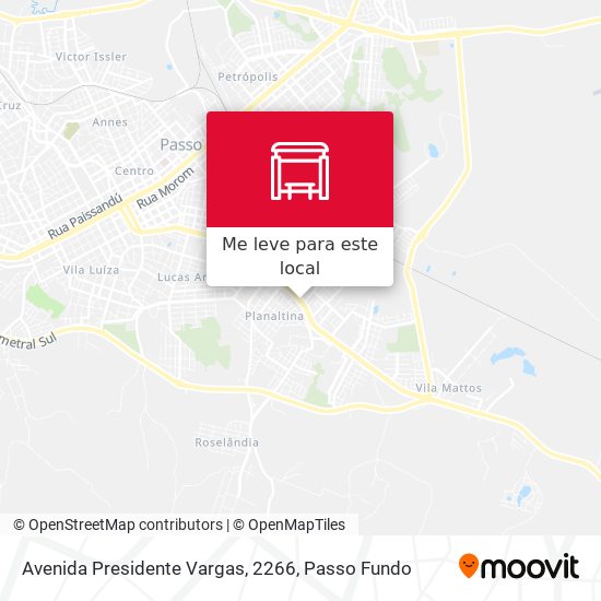 Avenida Presidente Vargas, 2266 mapa