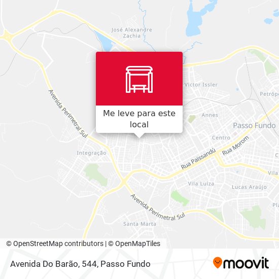 Avenida Do Barão, 544 mapa