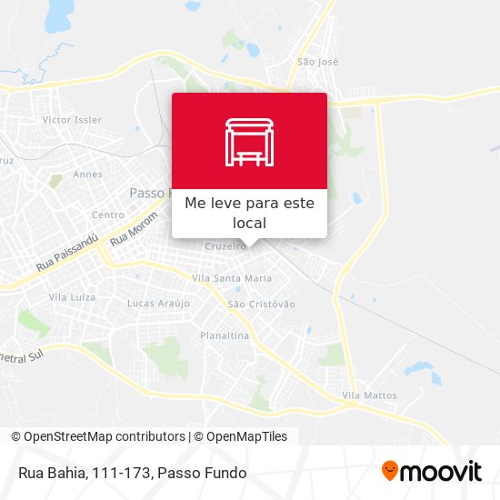 Rua Bahia, 111-173 mapa