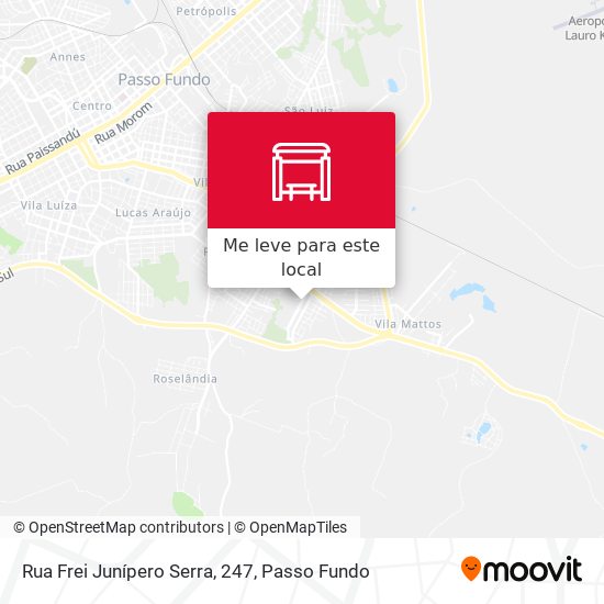 Rua Frei Junípero Serra, 247 mapa