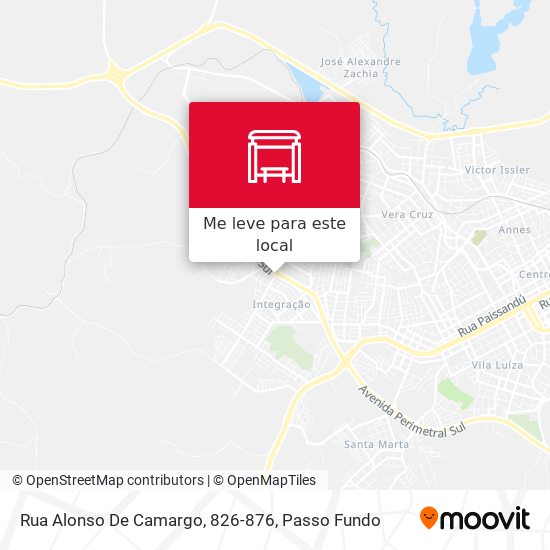 Rua Alonso De Camargo, 826-876 mapa