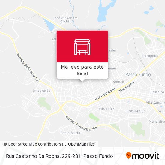 Rua Castanho Da Rocha, 229-281 mapa