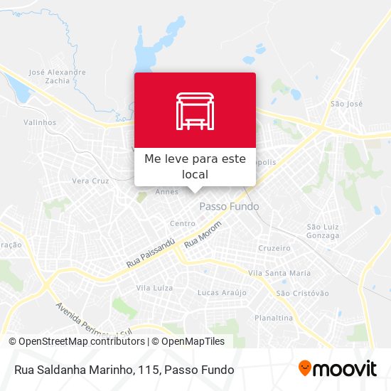 Rua Saldanha Marinho, 115 mapa