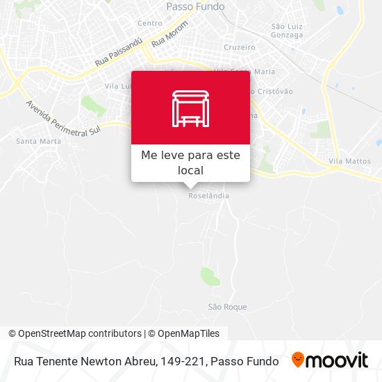 Rua Tenente Newton Abreu, 149-221 mapa