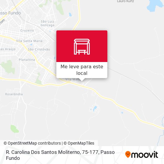 R. Carolina Dos Santos Moliterno, 75-177 mapa