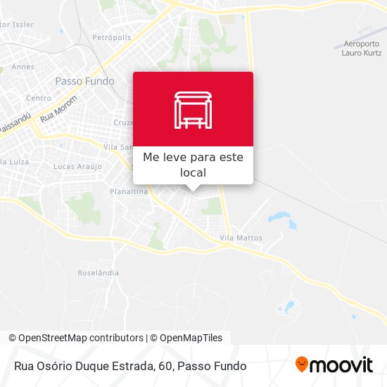 Rua Osório Duque Estrada, 60 mapa