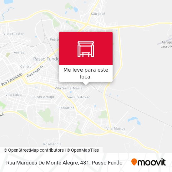 Rua Marquês De Monte Alegre, 481 mapa