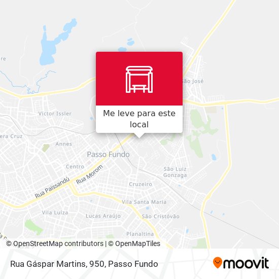 Rua Gáspar Martins, 950 mapa