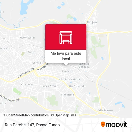Rua Parobé, 147 mapa