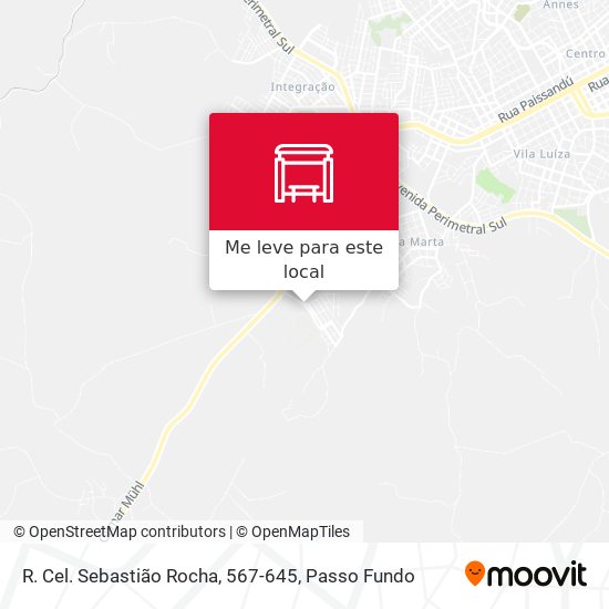 R. Cel. Sebastião Rocha, 567-645 mapa
