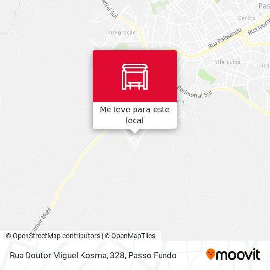 Rua Doutor Miguel Kosma, 328 mapa