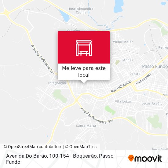 Avenida Do Barão, 100-154 - Boqueirão mapa