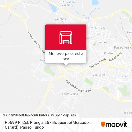 Pp699 R. Cel. Pitinga, 26 - Boqueirão(Mercado Carard) mapa