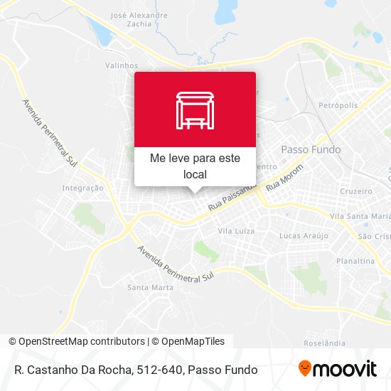 R. Castanho Da Rocha, 512-640 mapa