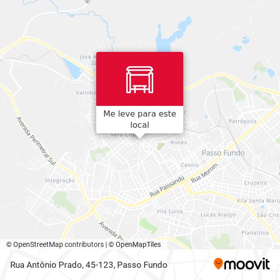 Rua Antônio Prado, 45-123 mapa