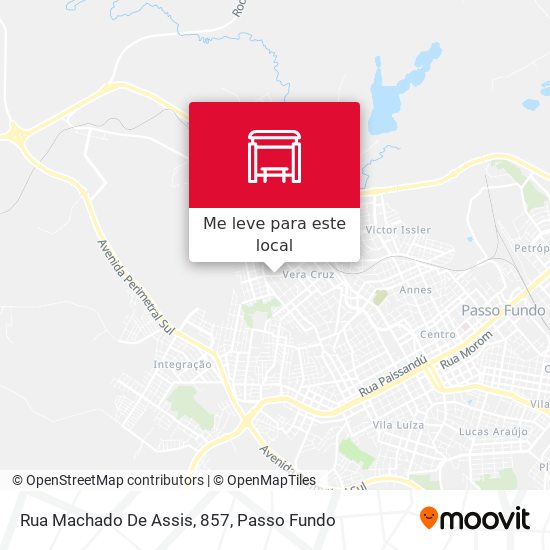 Rua Machado De Assis, 857 mapa