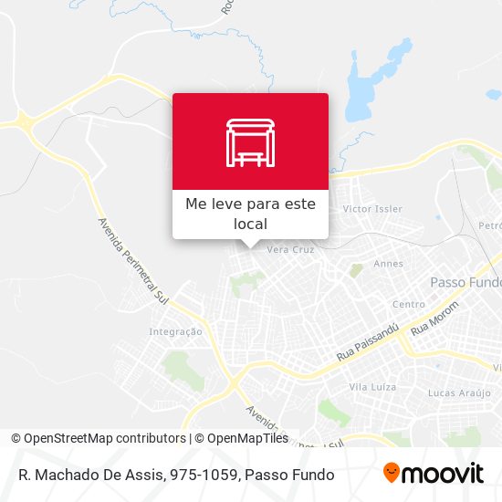 R. Machado De Assis, 975-1059 mapa