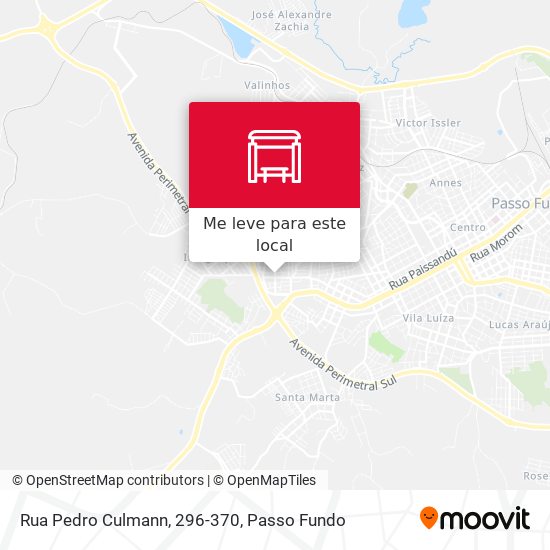 Rua Pedro Culmann, 296-370 mapa