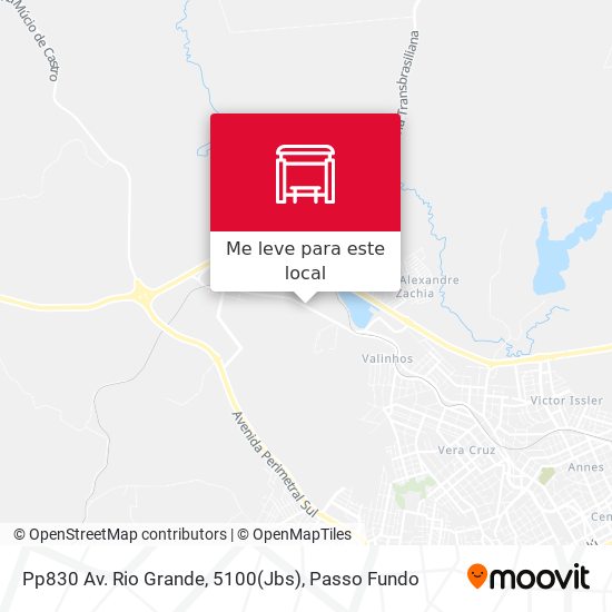 Pp830 Av. Rio Grande, 5100(Jbs) mapa