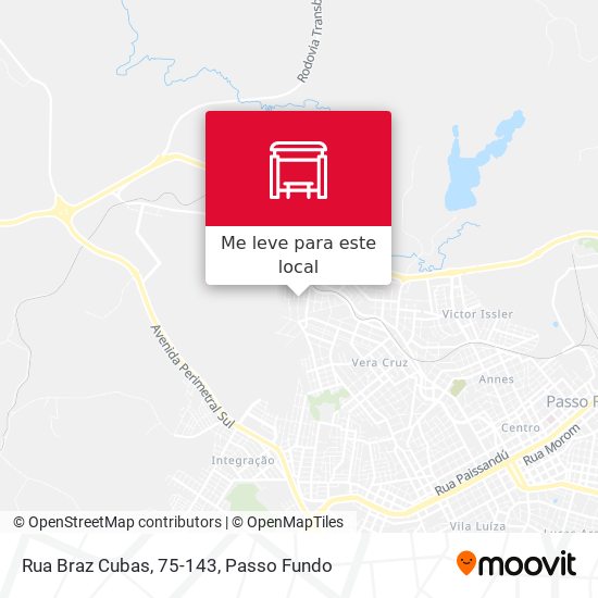 Rua Braz Cubas, 75-143 mapa