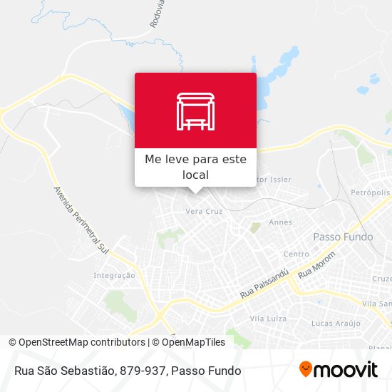 Rua São Sebastião, 879-937 mapa