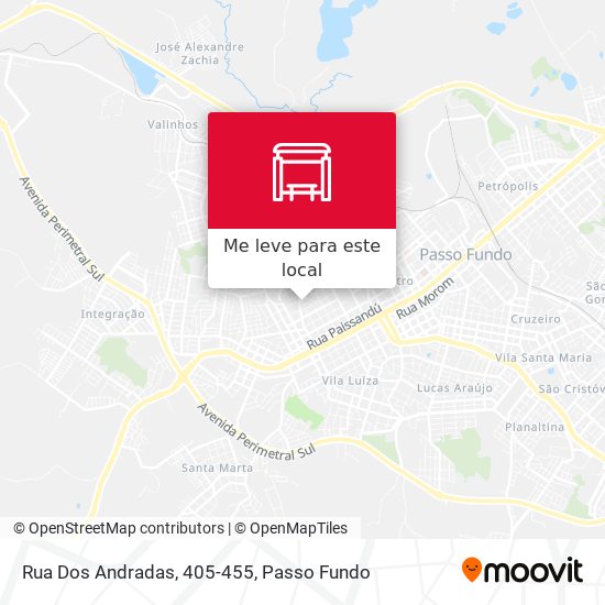 Rua Dos Andradas, 405-455 mapa