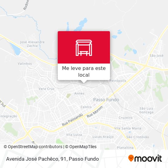 Avenida José Pachêco, 91 mapa