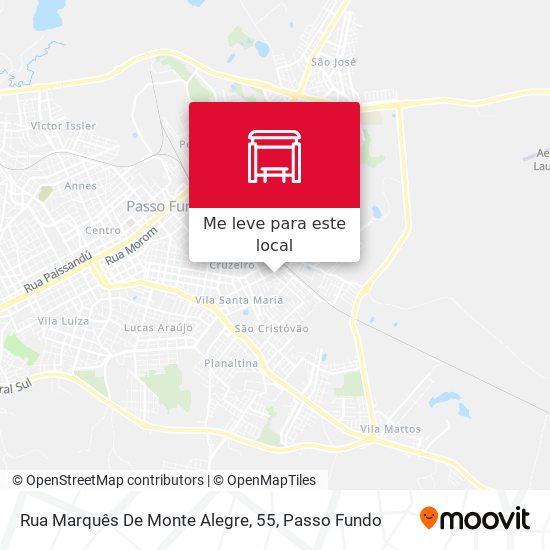Rua Marquês De Monte Alegre, 55 mapa