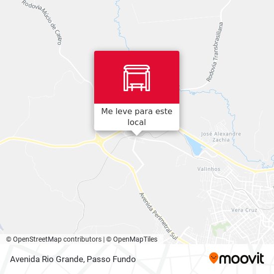 Avenida Rio Grande mapa