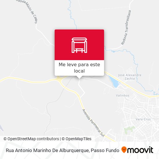 Rua Antonio Marinho De Alburquerque mapa