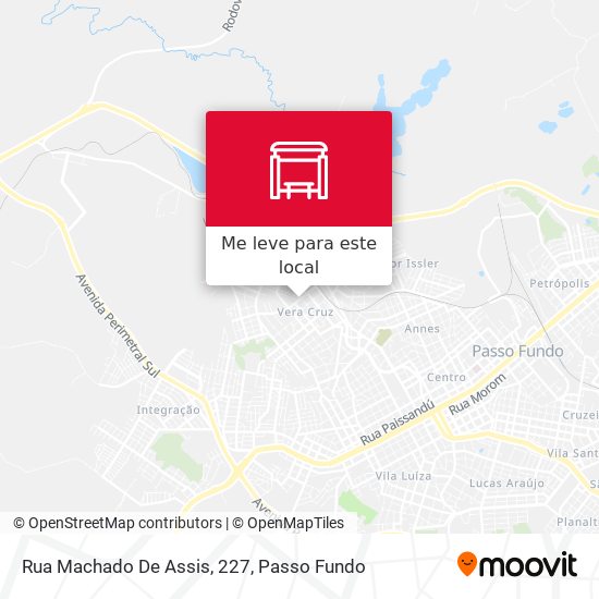 Rua Machado De Assis, 227 mapa