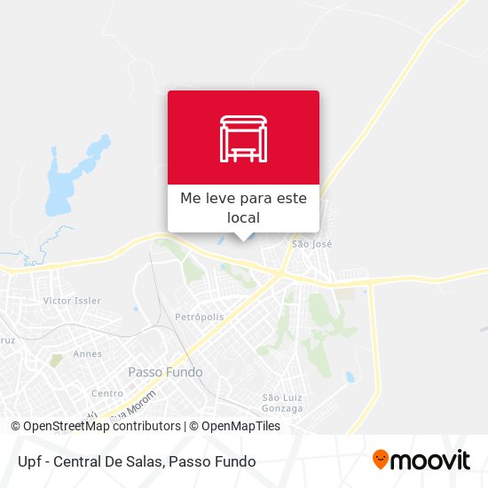 Upf - Central De Salas mapa
