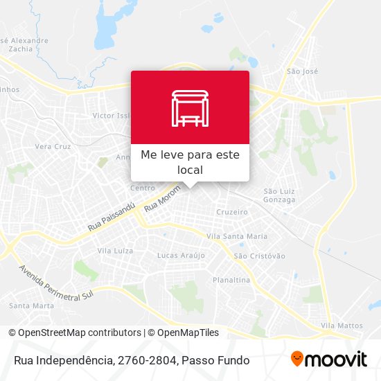 Rua Independência, 2760-2804 mapa