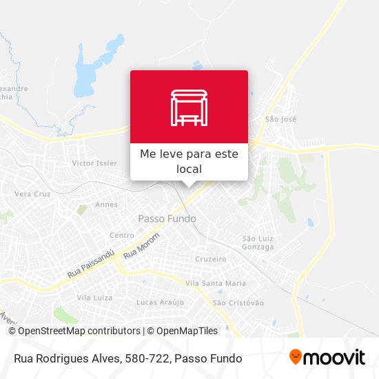 Rua Rodrigues Alves, 580-722 mapa