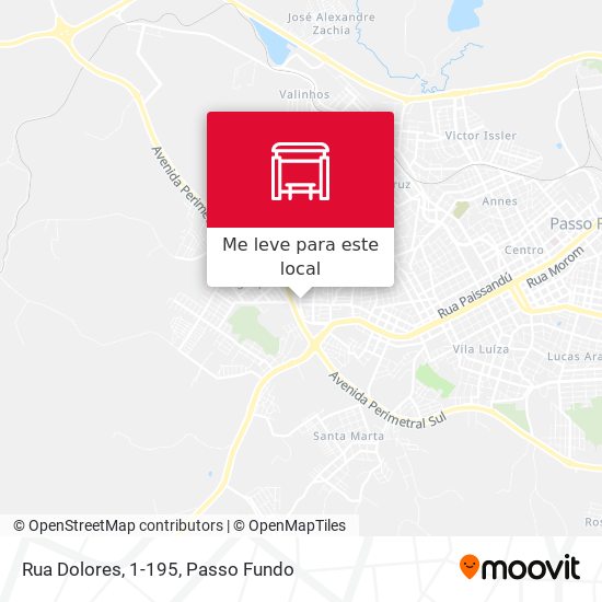 Rua Dolores, 1-195 mapa