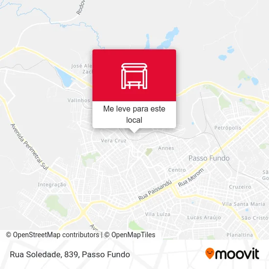 Rua Soledade, 839 mapa