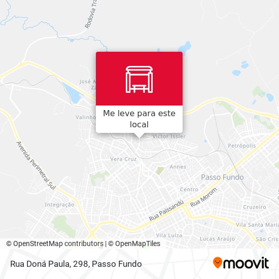Rua Doná Paula, 298 mapa