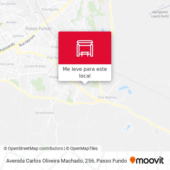 Avenida Carlos Oliveira Machado, 256 mapa