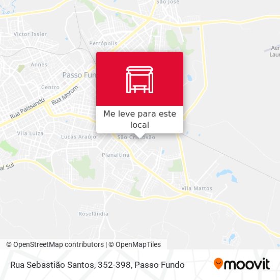 Rua Sebastião Santos, 352-398 mapa