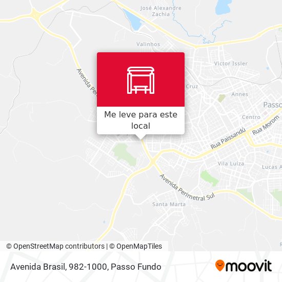 Avenida Brasil, 982-1000 mapa