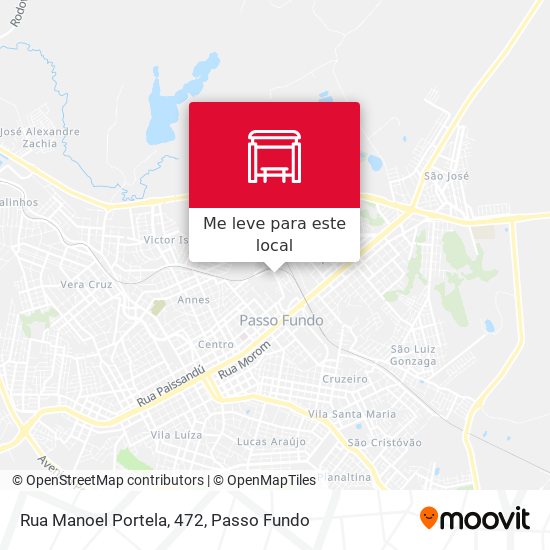 Rua Manoel Portela, 472 mapa